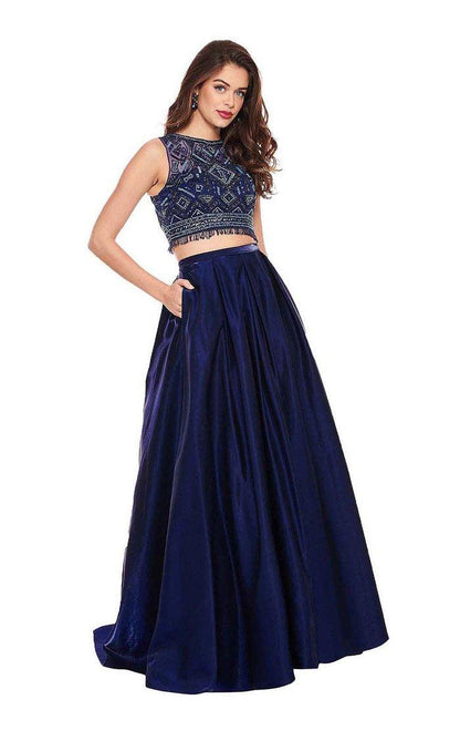 Rachel Allan Prom Two Piece Long Ball Gown 6632 - The Dress Outlet