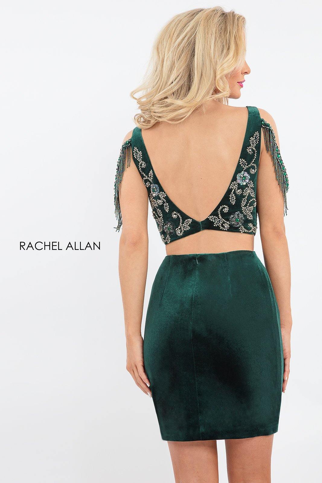 Rachel Allan Sexy Two Piece Homecoming Dress - The Dress Outlet