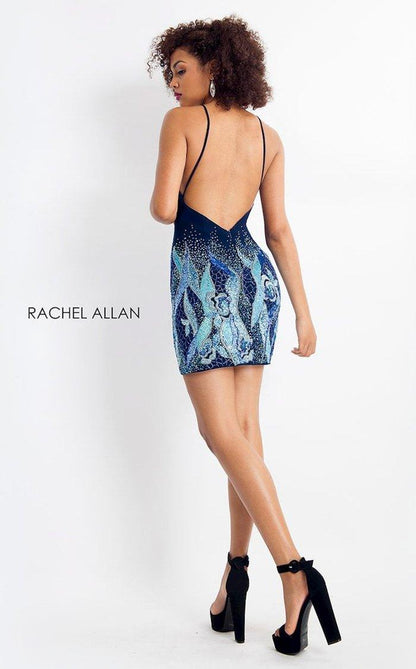 Rachel Allan Short Formal Homecoming Dress 4641 - The Dress Outlet