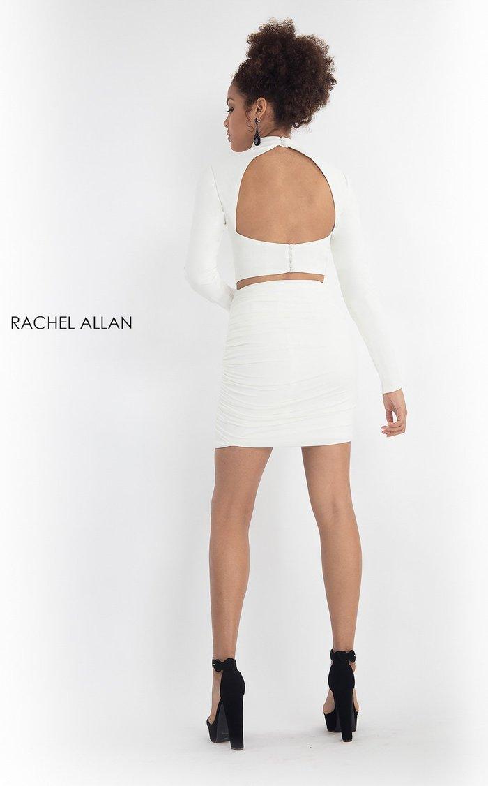 Rachel Allan Short Formal Long Sleeve Dress L1200
