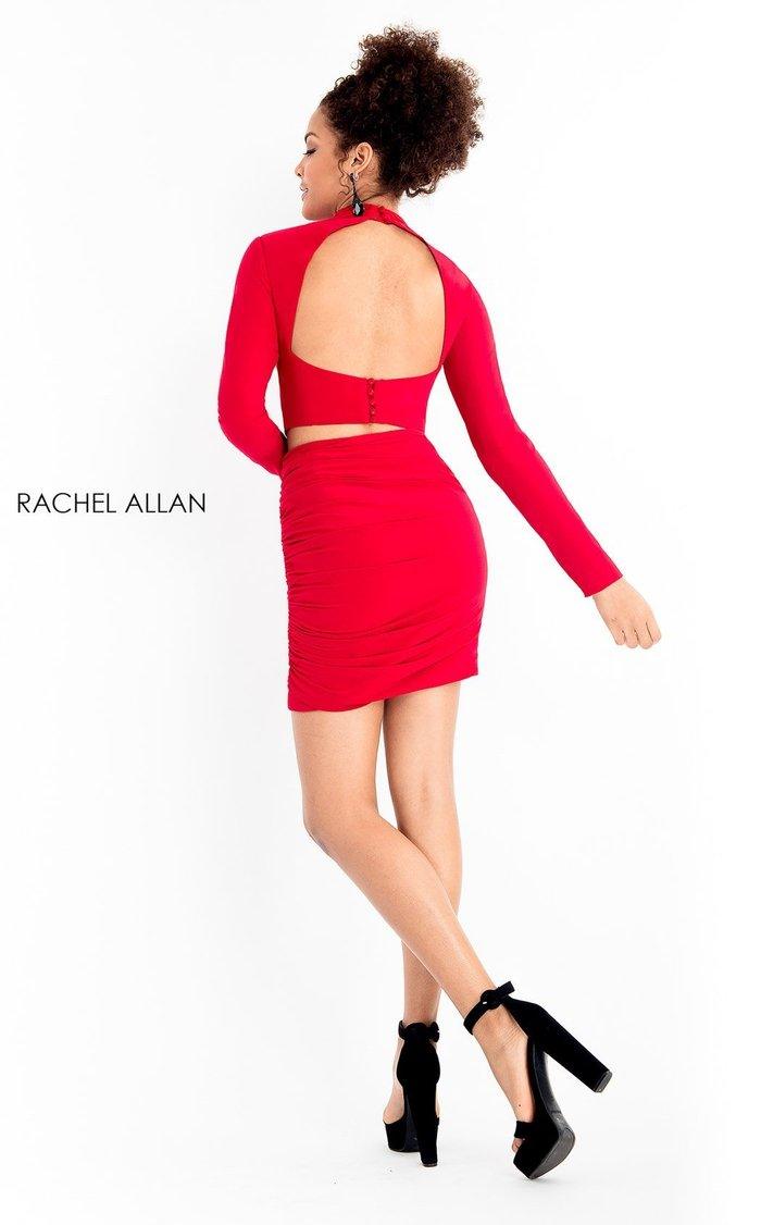 Rachel Allan Short Formal Long Sleeve Dress L1200