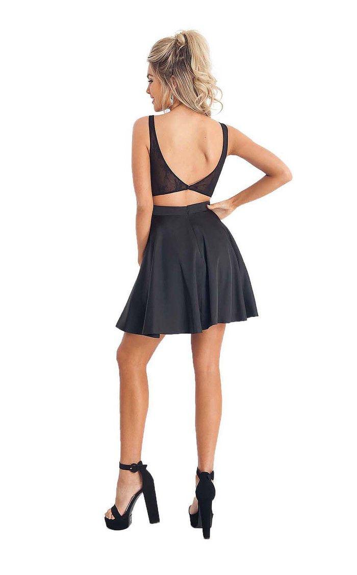 Rachel Allan Short Sleeveless Cocktail Dress L1180