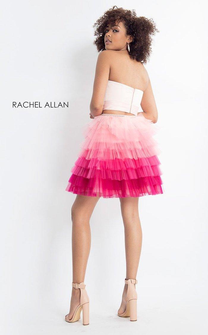 Rachel Allan Short Strapless Homecoming Dress 4596 - The Dress Outlet