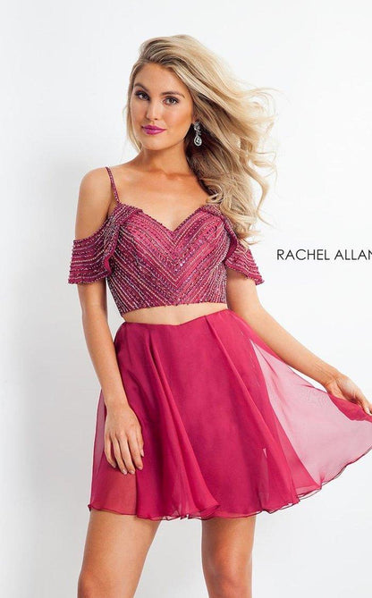 Rachel Allan Short Two Piece Homecoming Dress 4667 - The Dress Outlet