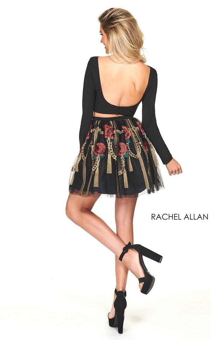 Rachel Allan Two Piece Homecoming Short Dress 4663 - The Dress Outlet