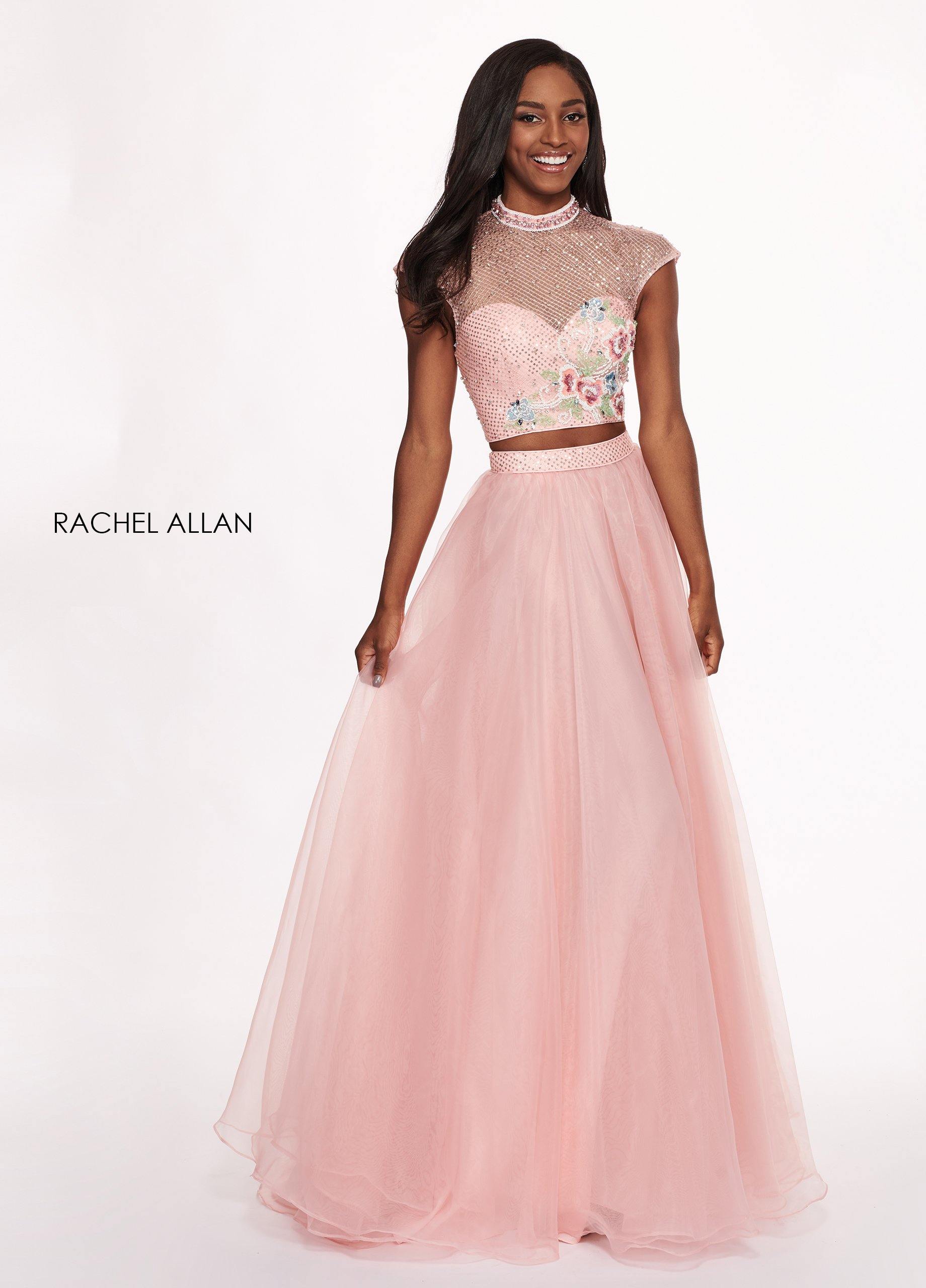 Rachel Allan Two Piece Long Prom Dress 6403