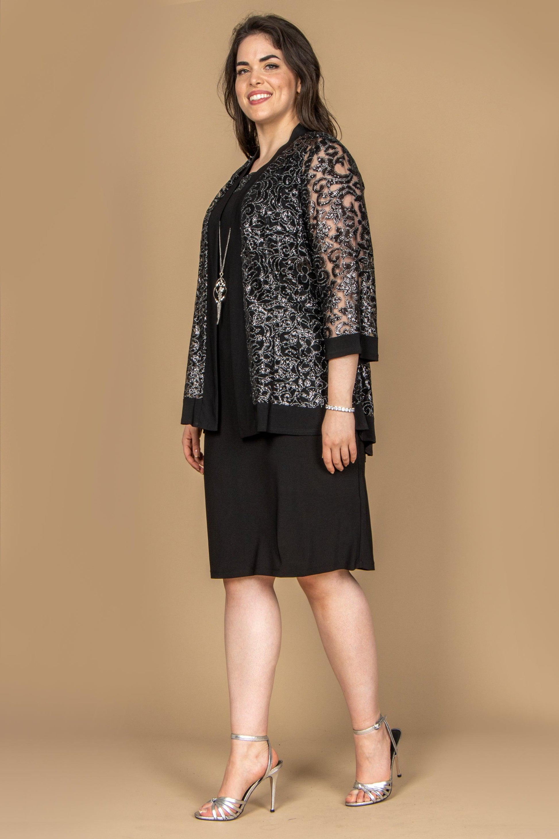 R&M Richards 7387W Rmother Of The Bride Short Dress