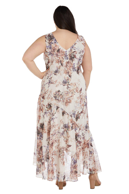 R&M Richards 2 Piece High Low Plus Size Dress 9206W - The Dress Outlet