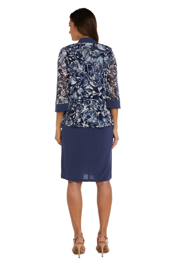 R&M Richards 2 Piece Short Petite Jacket Dress 9649P - The Dress Outlet