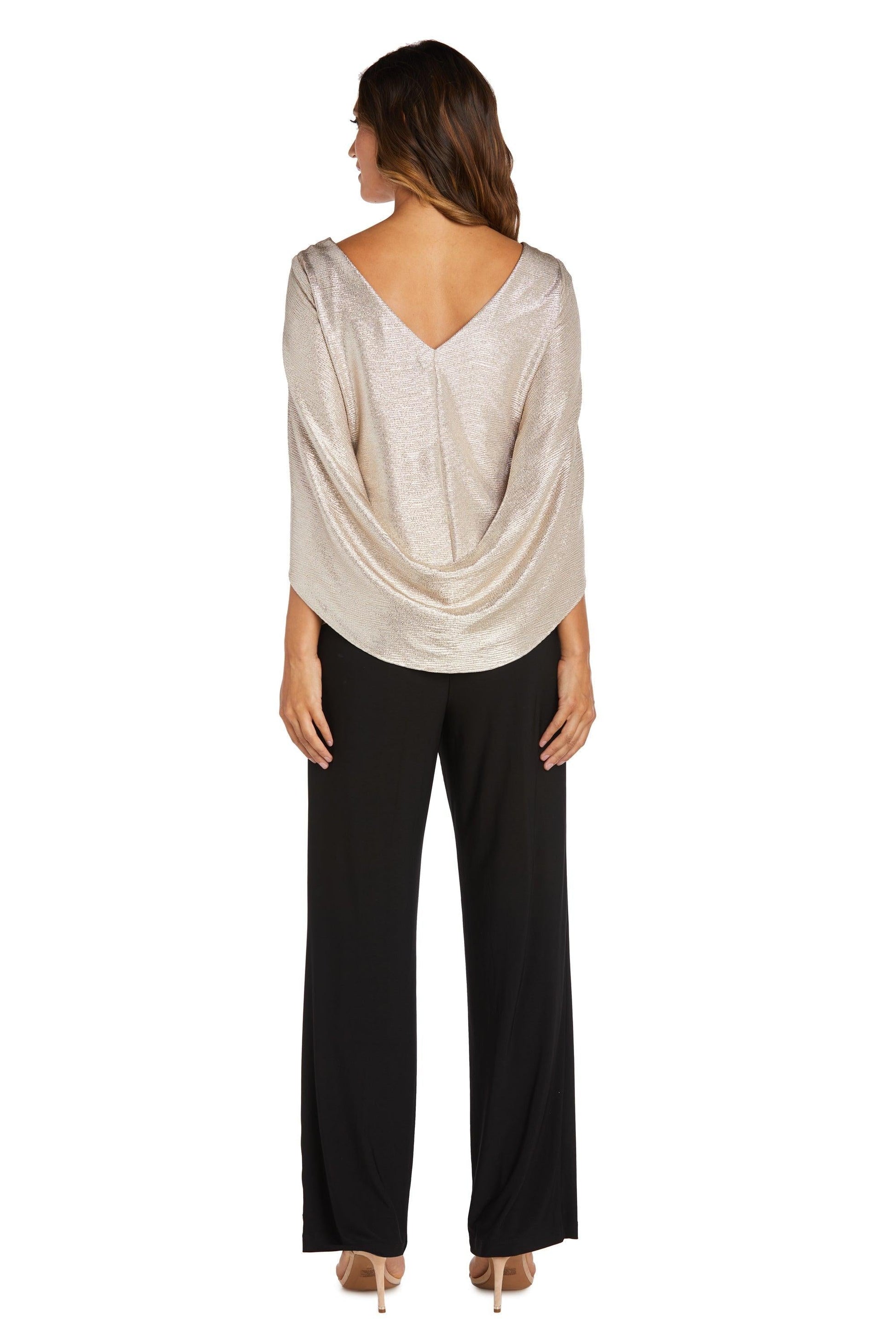 R&M Richards 9140 Crinkle Top / Sleeve Formal