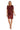 R&M Richards Draped Sleeve Short Dress Merlot