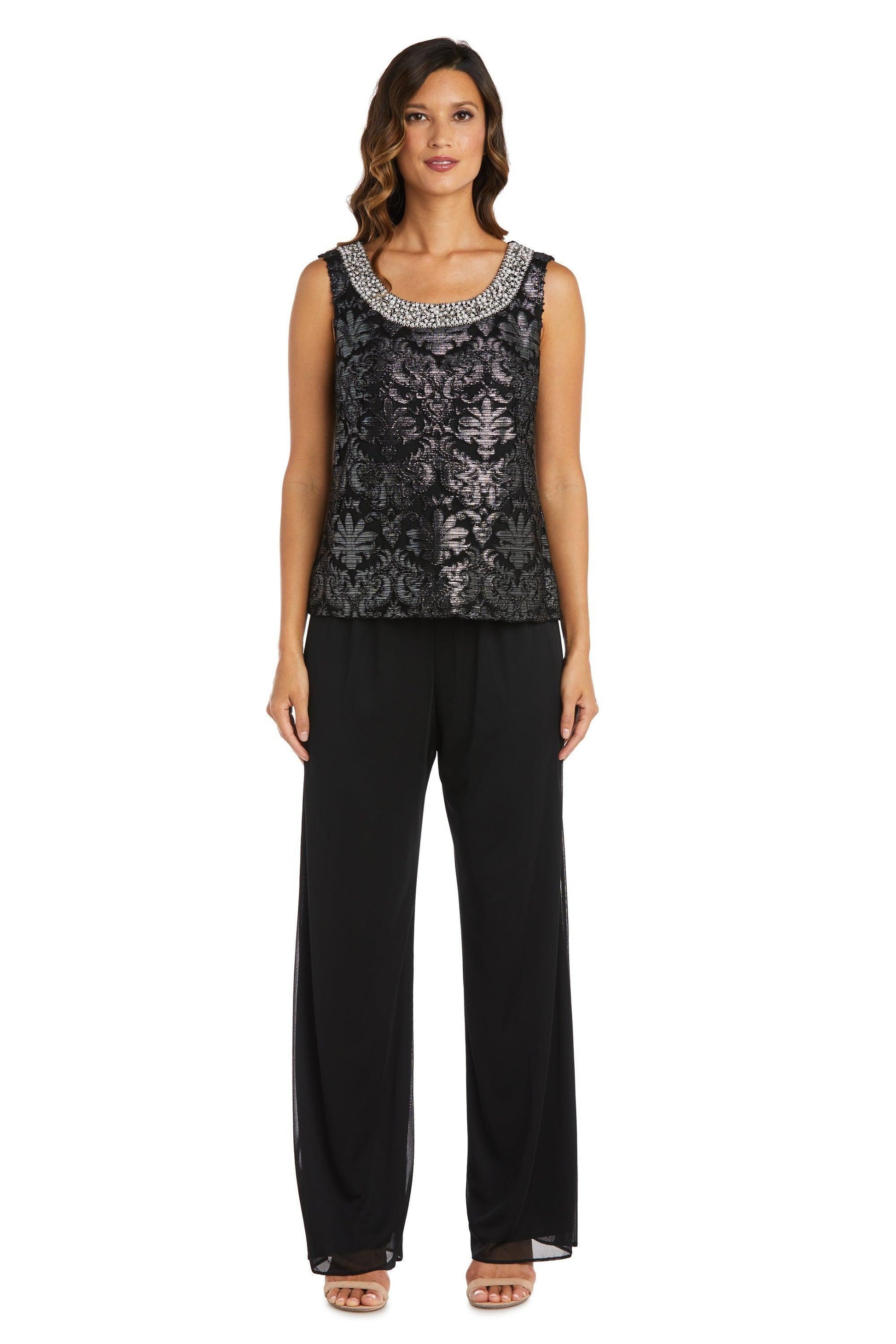 R&M Richards 7676 Formal Beaded Duster Pant Suit Sale