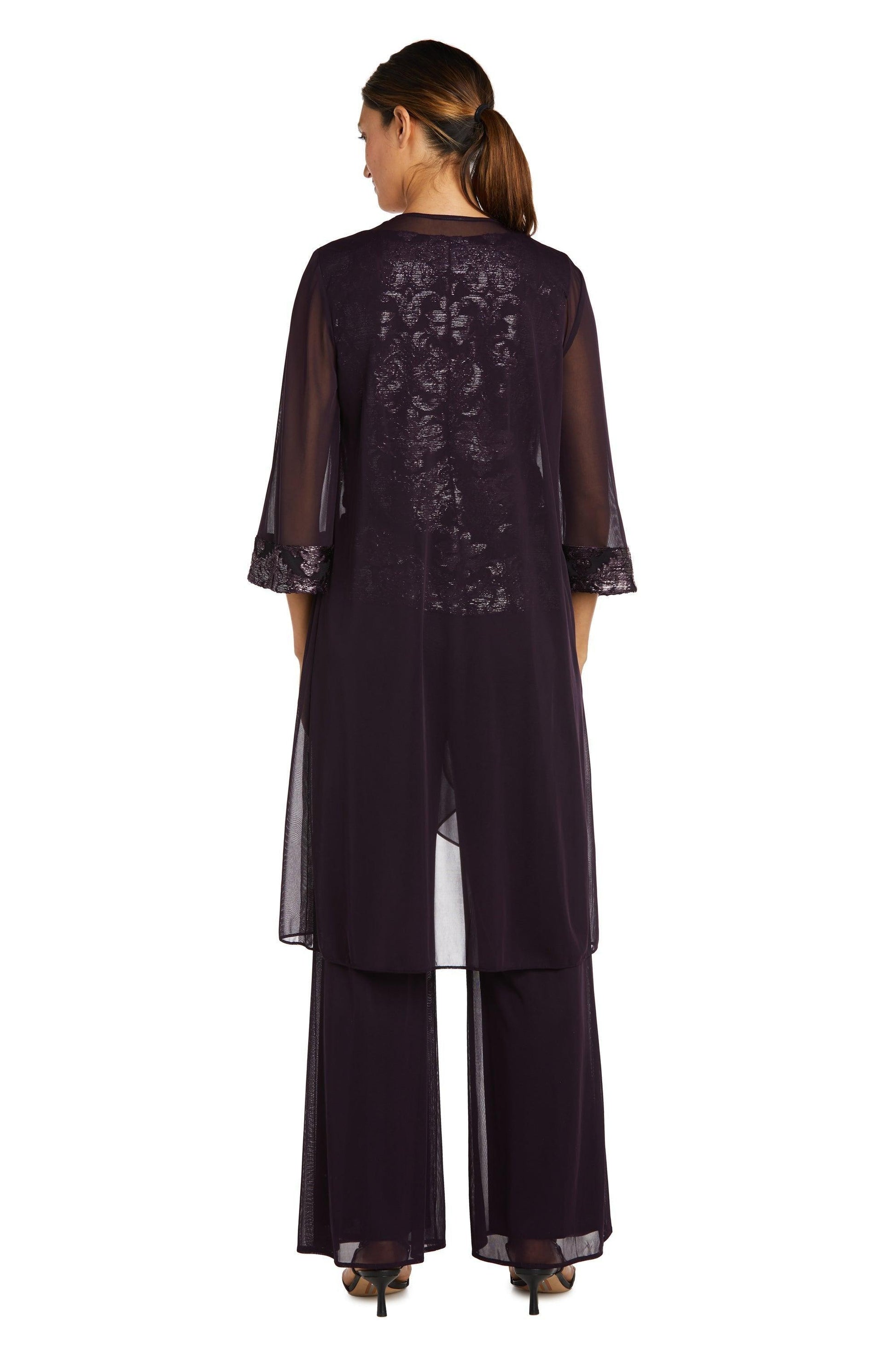 R&M Richards 7676 Formal Beaded Duster Pant Suit Sale