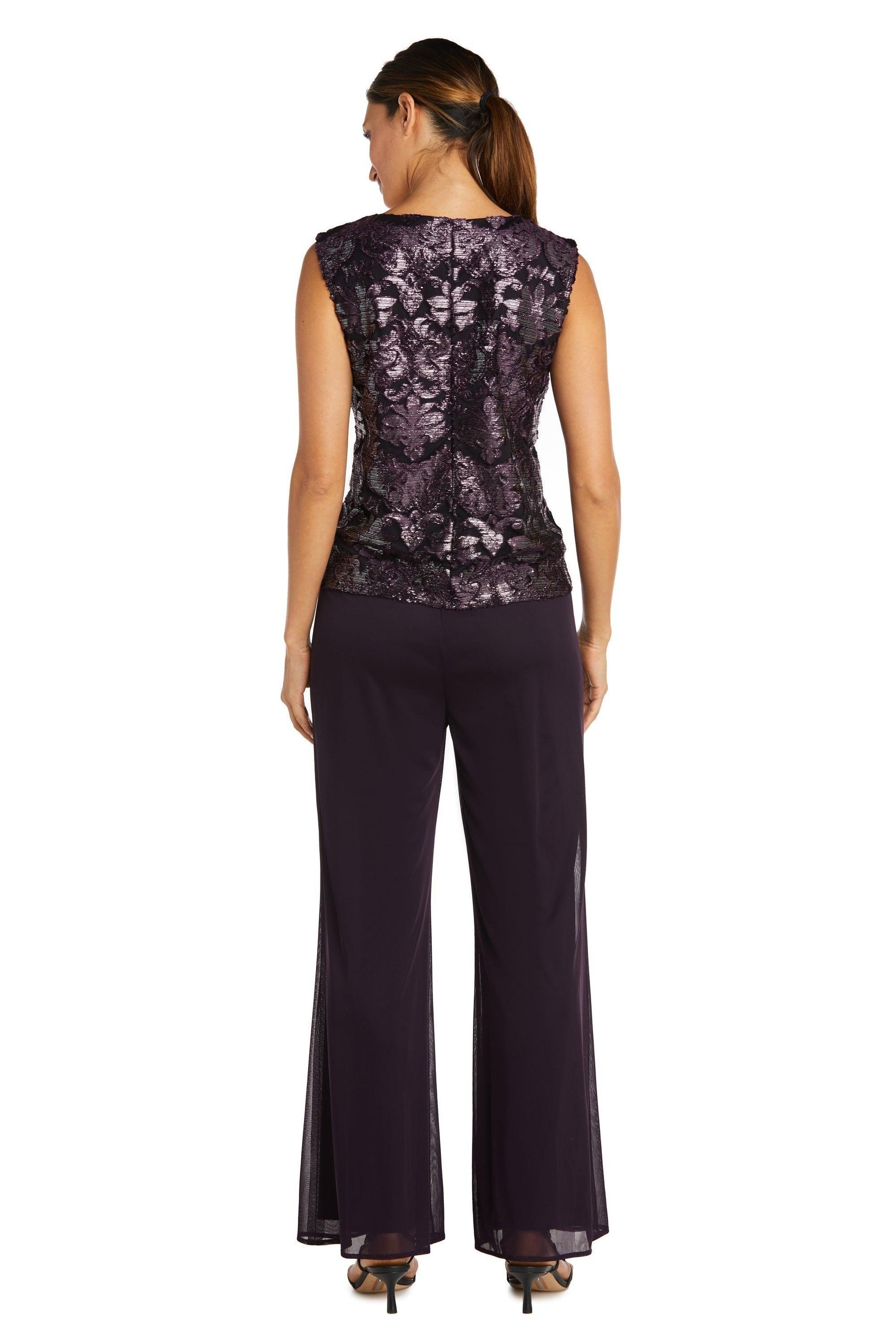 R&M Richards 7676 Formal Beaded Duster Pant Suit Sale
