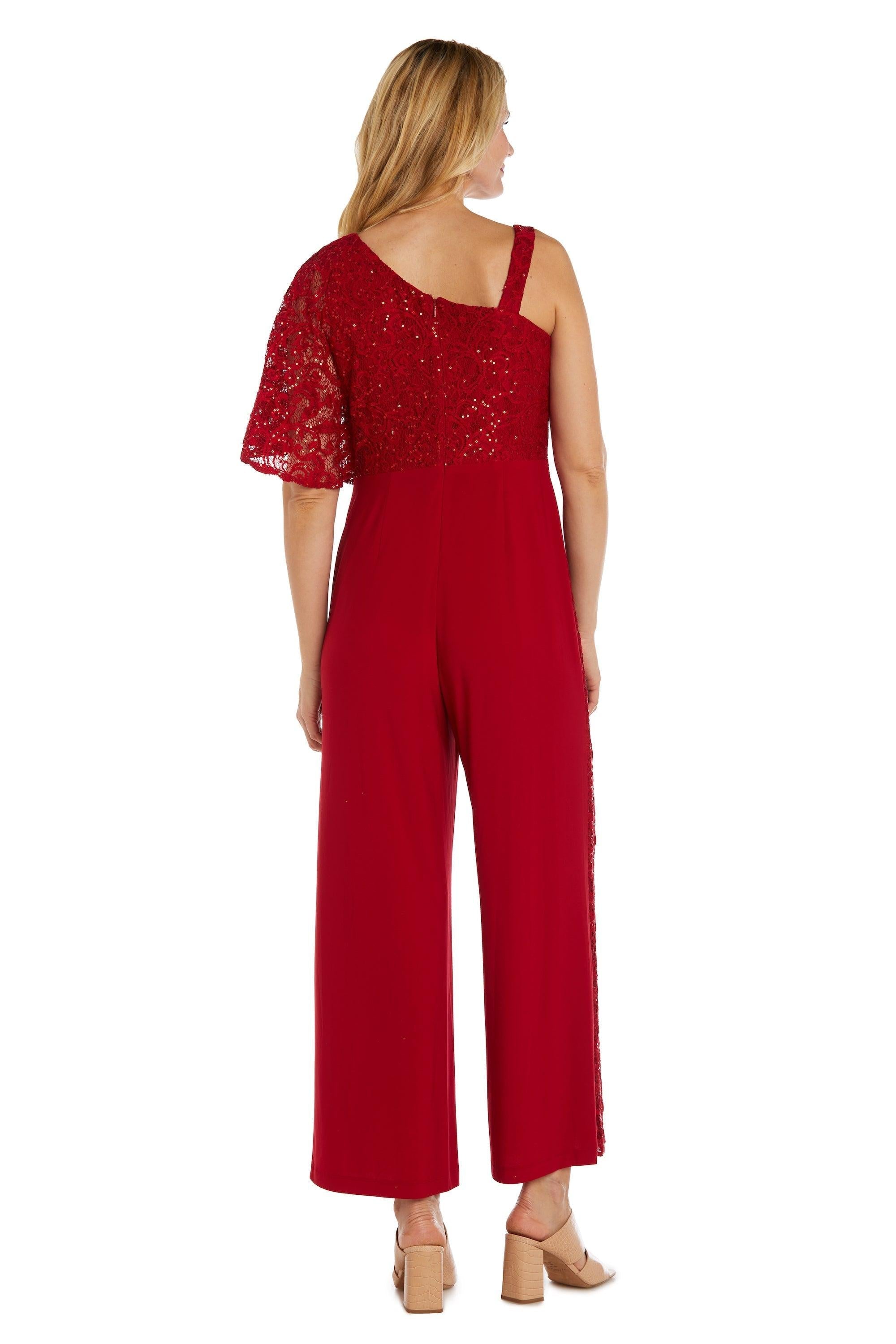 R&M Richards Formal Evening Petite Jump Suit 3556P - The Dress Outlet