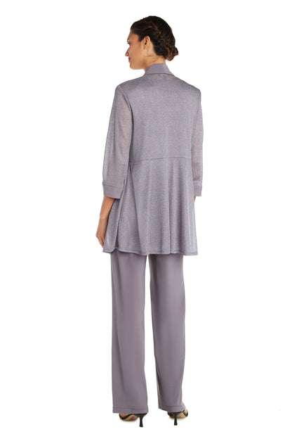 R&M Richards Formal Metallic Petite Pant Suit 1782P - The Dress Outlet