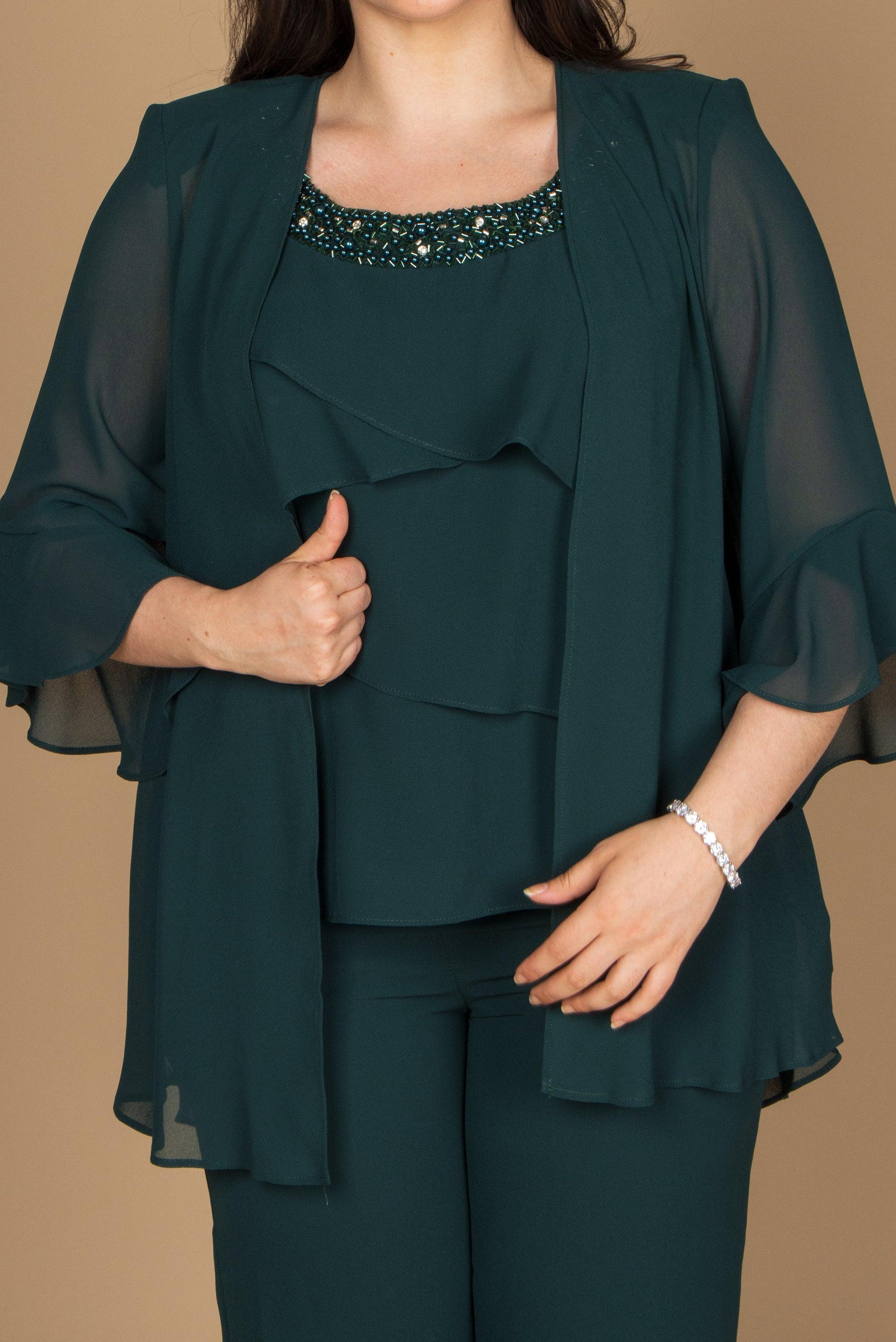 R&M Richards 9042 Formal Pantsuit