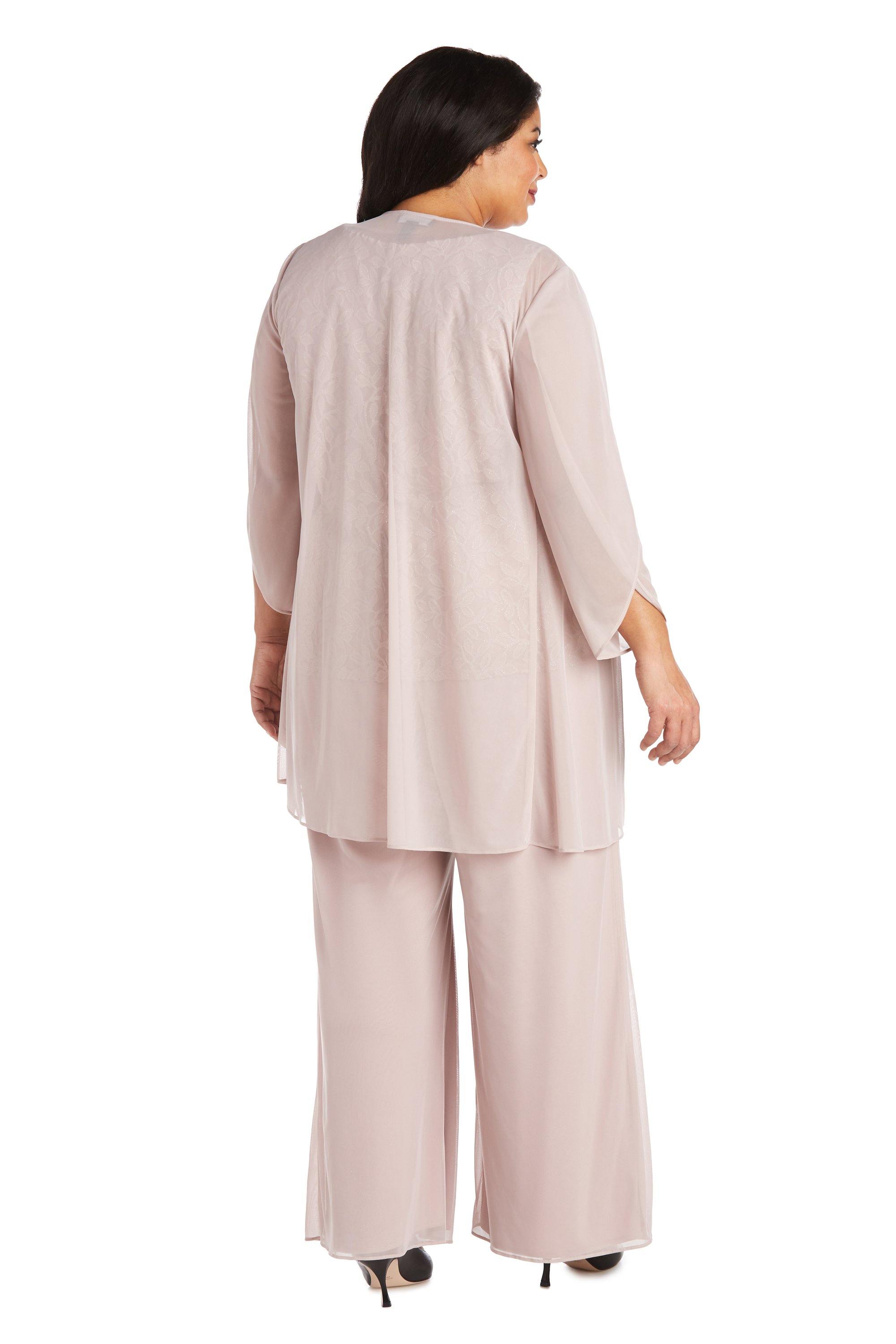 R&M Richards Formal Plus Size Jacket Pant Suit 2439W - The Dress Outlet