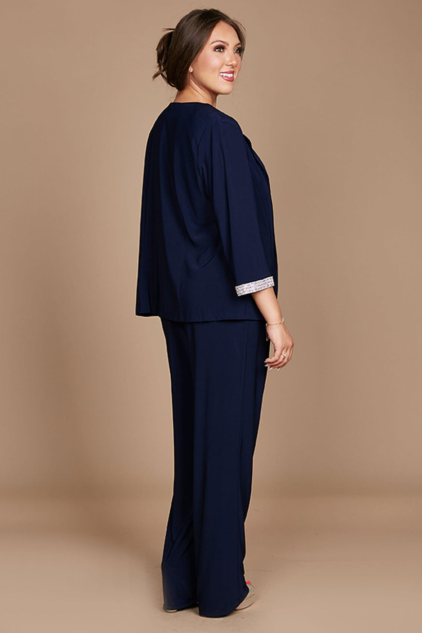 Navy R&M Richards 7449W Formal Plus Size Pansuit for $29.99 – The Dress ...
