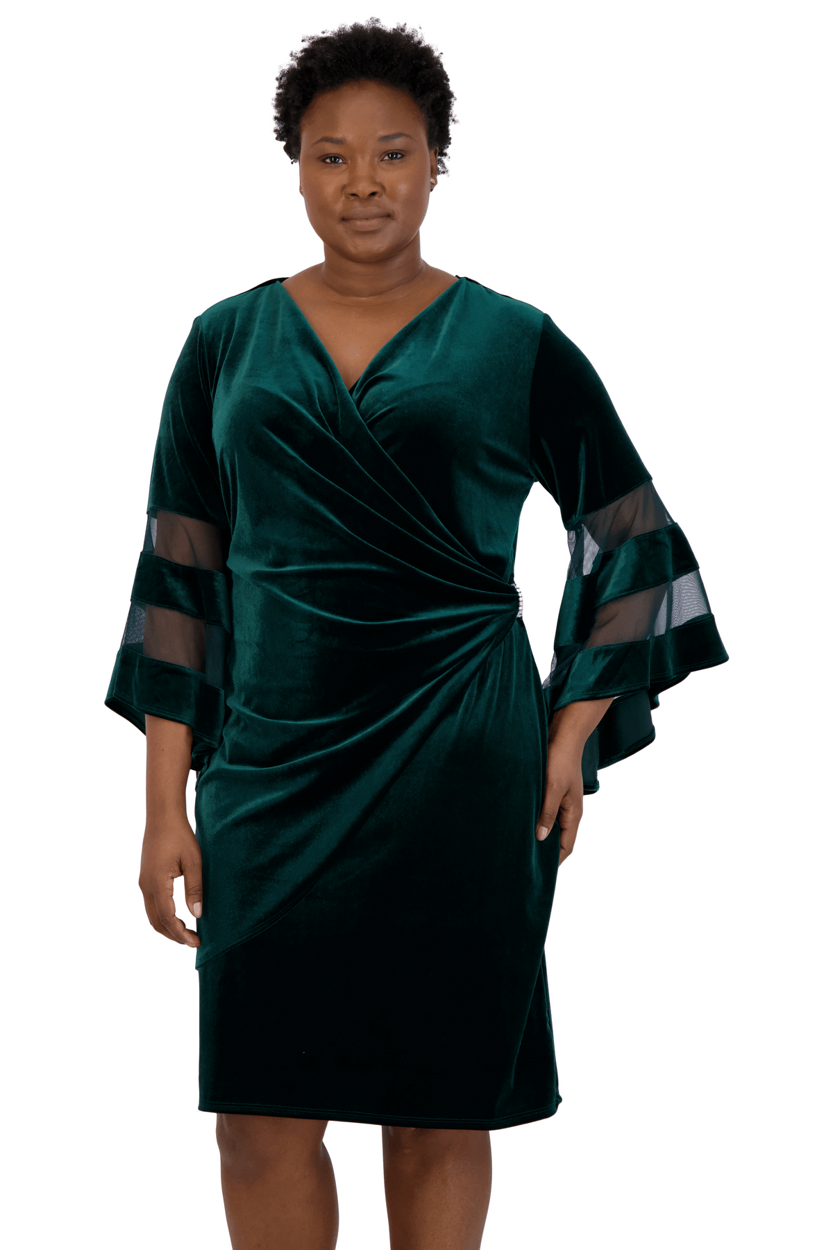 R&M Richards 5471W Formal Short Plus Size Dress