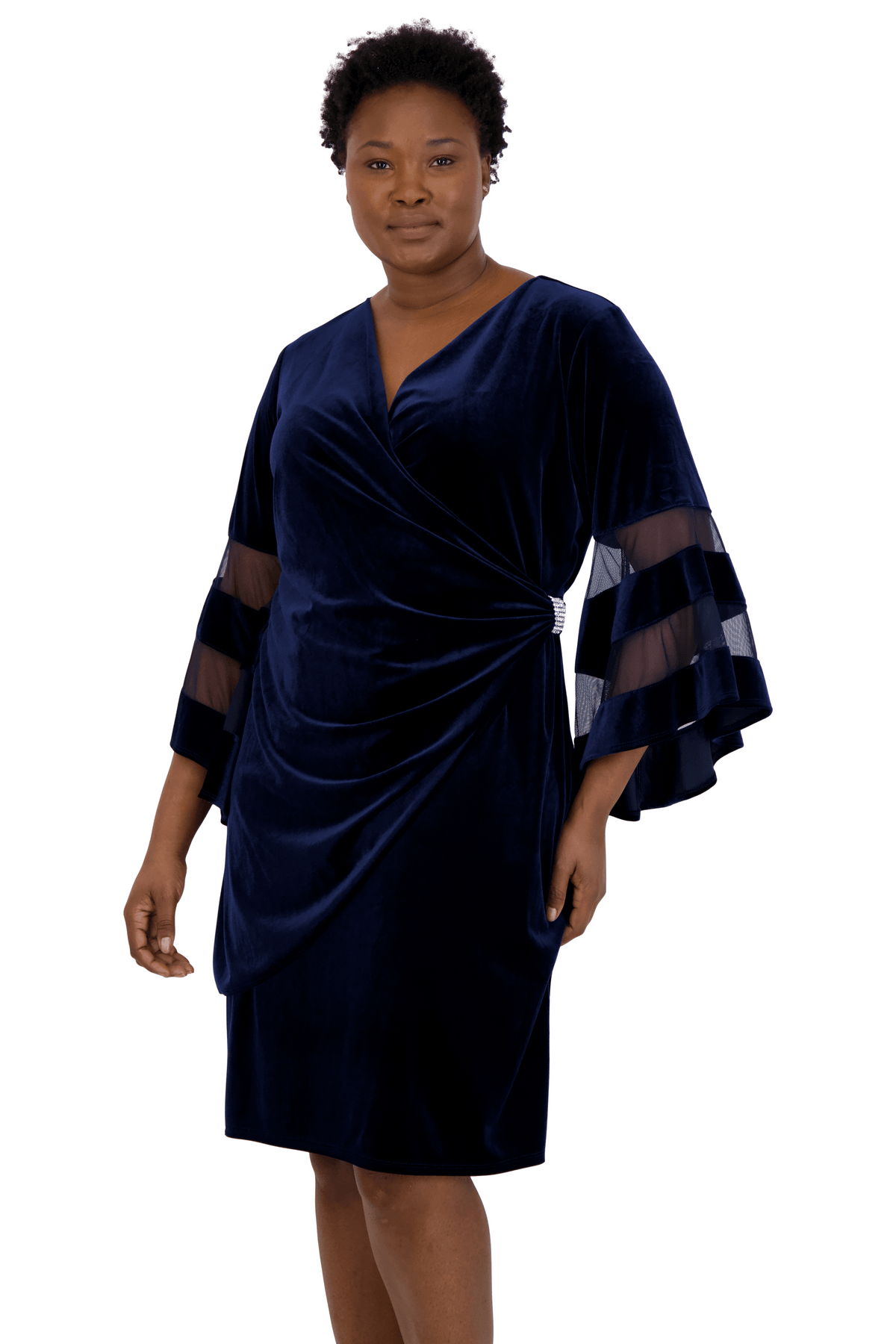 R&M Richards 5471W Formal Short Plus Size Dress