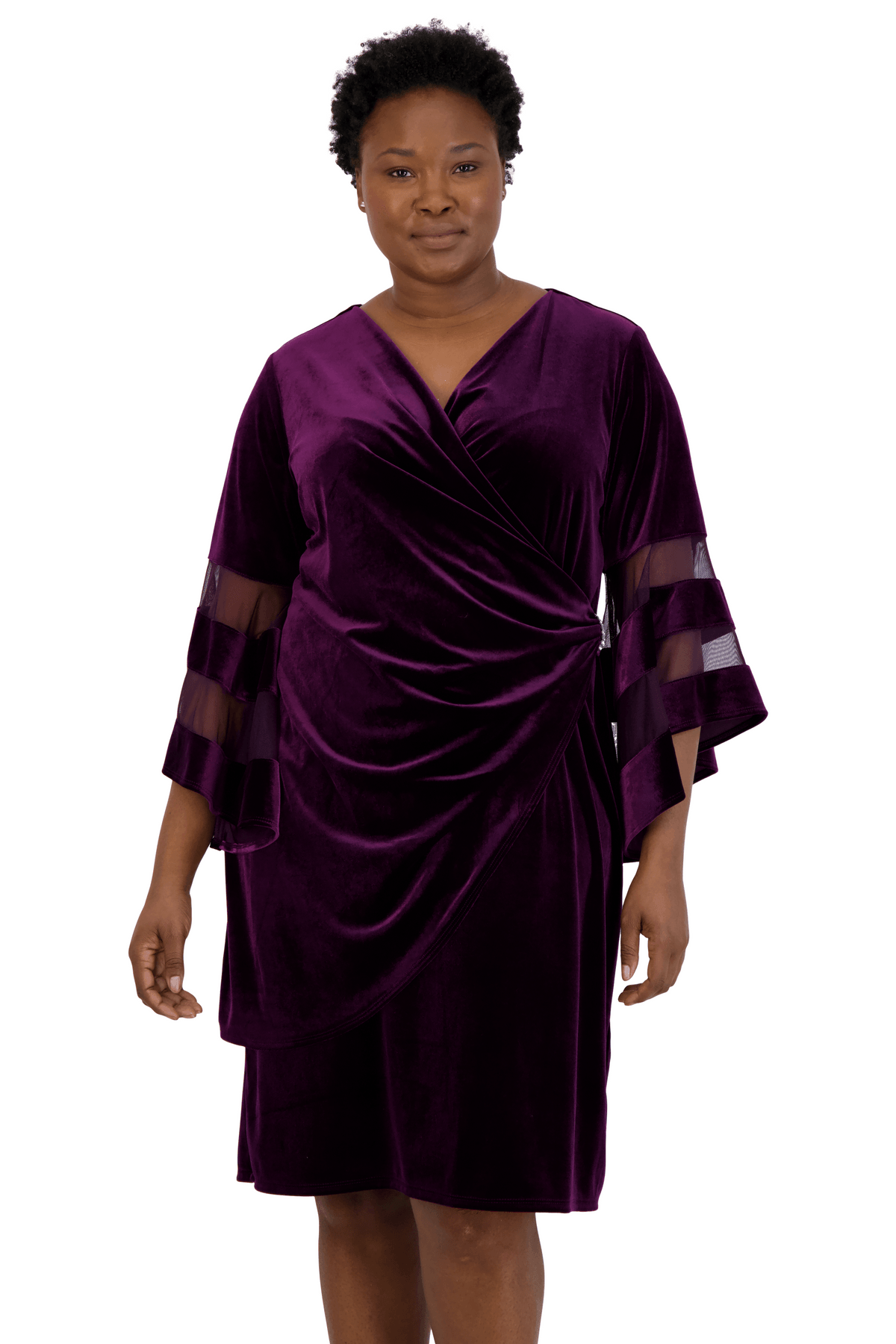 R&M Richards 5471W Formal Short Plus Size Dress