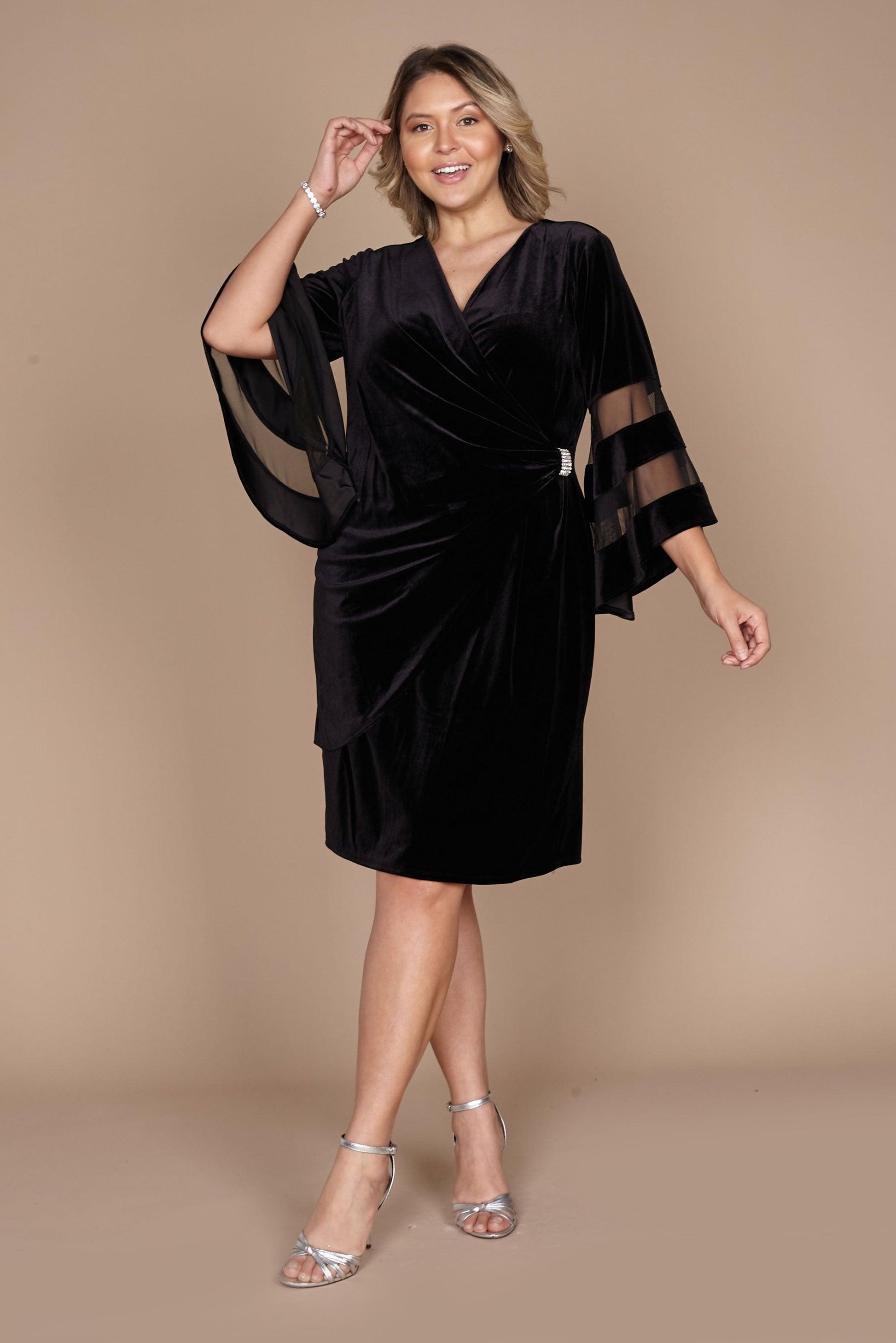 R&M Richards 5471W Formal Short Plus Size Dress