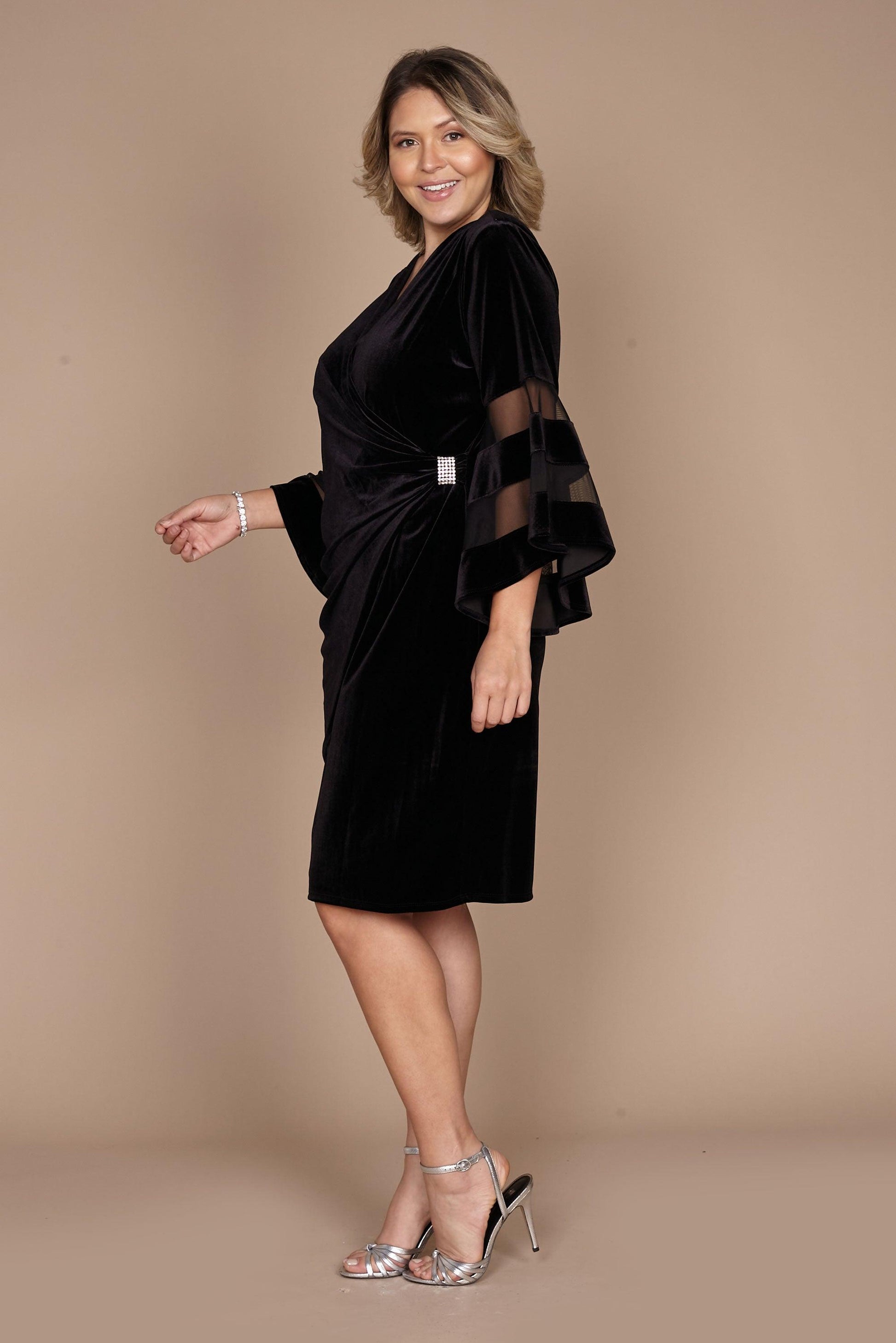 R&M Richards 5471W Formal Short Plus Size Dress