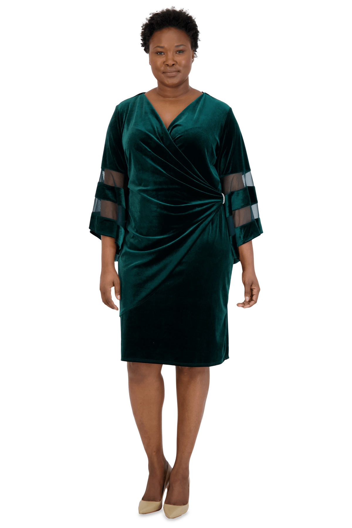 R&M Richards 5471W Formal Short Plus Size Dress