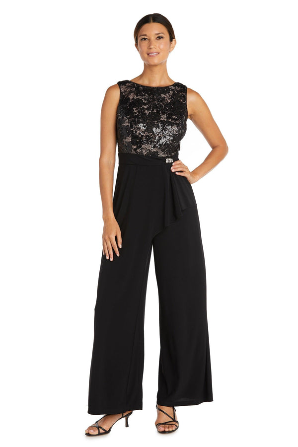Formal Sleeveless Jumpsuit Petite R&M Richards 9054P