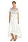 R&M Richards High Low Short Sleeve Formal Gown 9162 - The Dress Outlet
