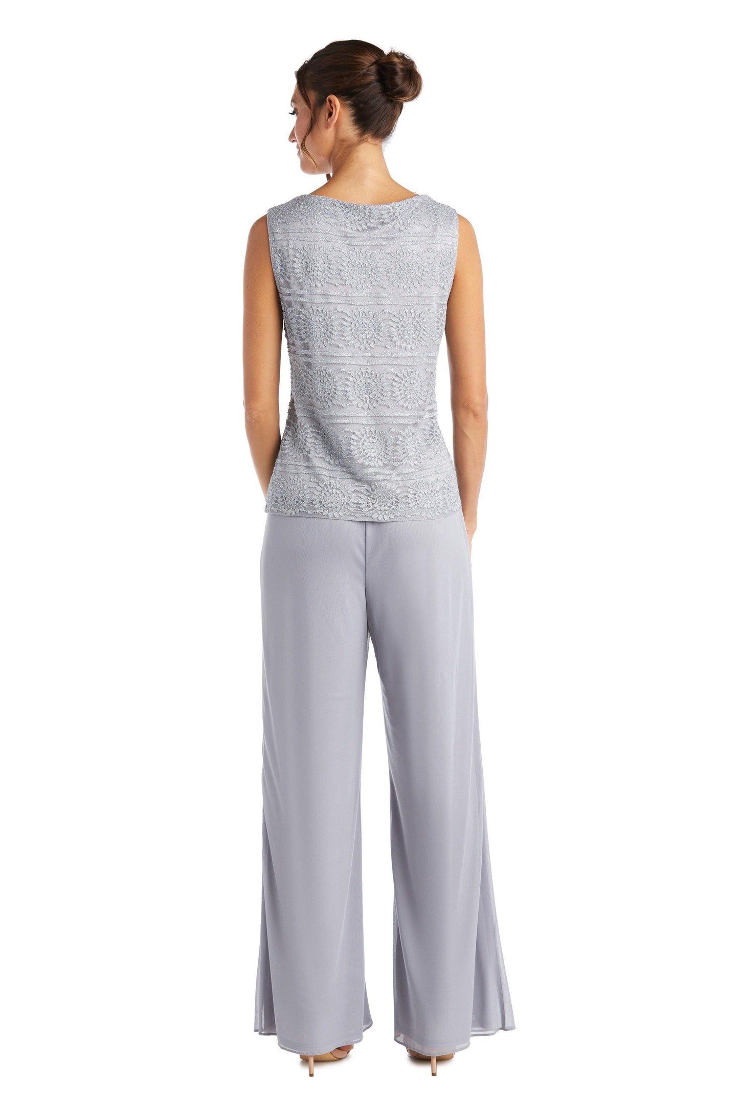R&M Richards Long Formal Beaded Pant Suit Sale - The Dress Outlet
