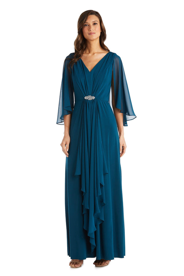 Long Petite Dress Formal Chiffon R&M Richards 7329P