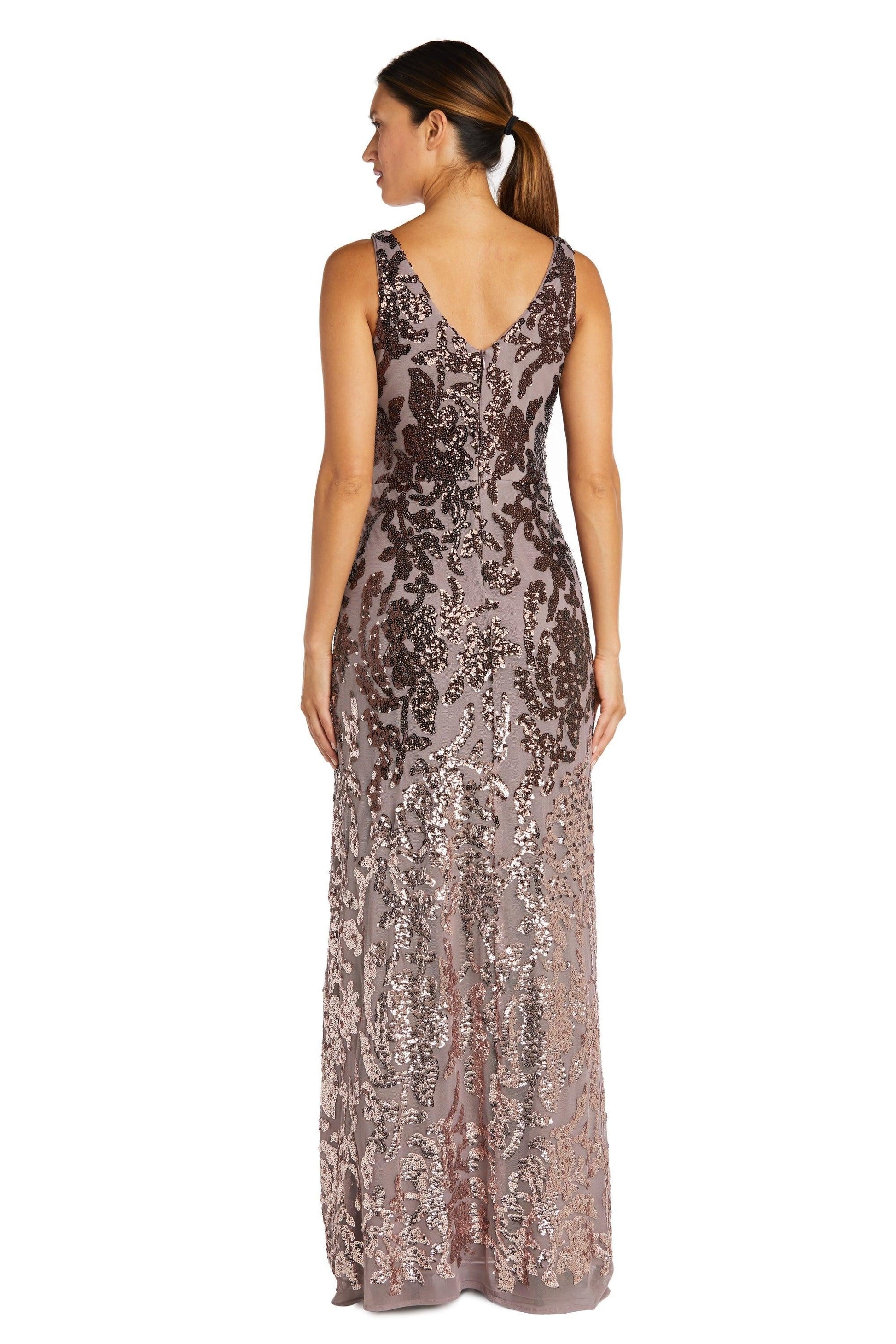 R&M Richards 9131P Long Formal Ombre Dress