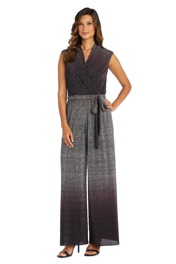 Long Ombre Jumpsuit Formal R&M Richards 9110