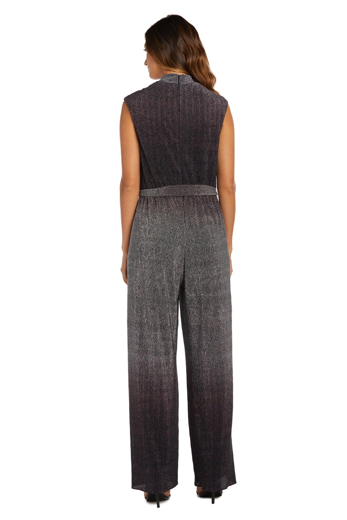 R&M Richards Long Formal Ombre Jumpsuit 9110 - The Dress Outlet