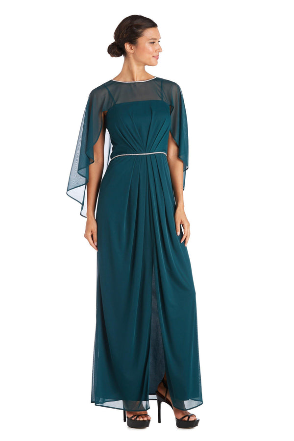 Long Petite Chiffon Dress Formal R&M Richards 2461P