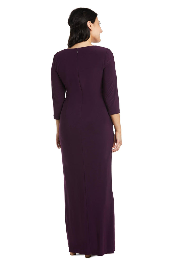R&M Richards Long Formal Petite Dress 3780P - The Dress Outlet