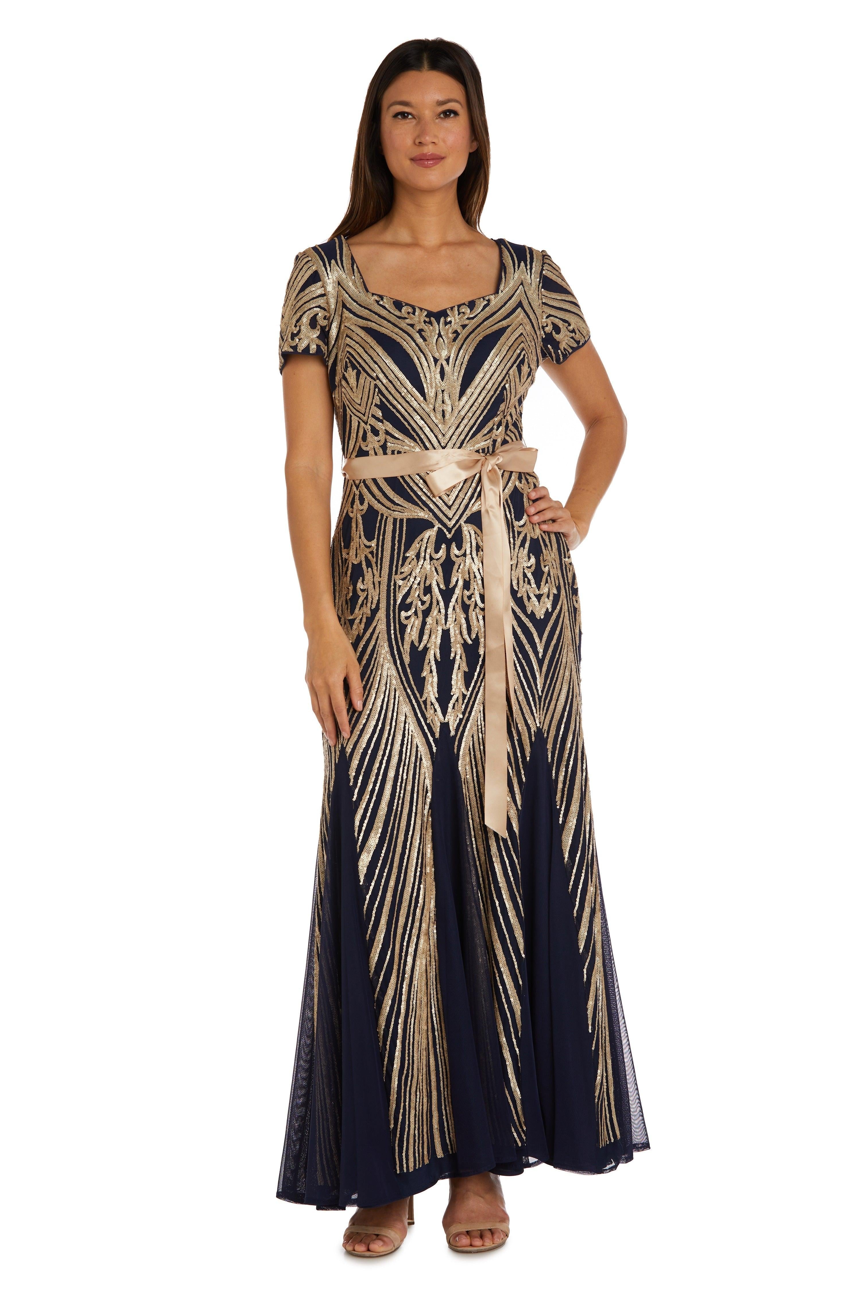 R&M Richards 7385P Long Formal Petite Dress | The Dress Outlet R&M Richards 7385P Long Formal Petite Dress | The Dress Outlet