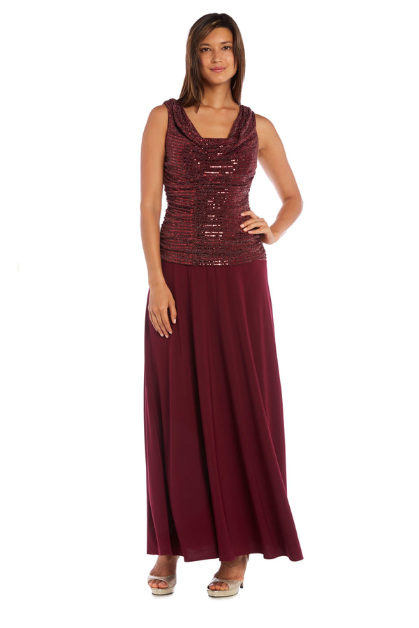 Long Formal Dress Petite R&M Richards 9159P
