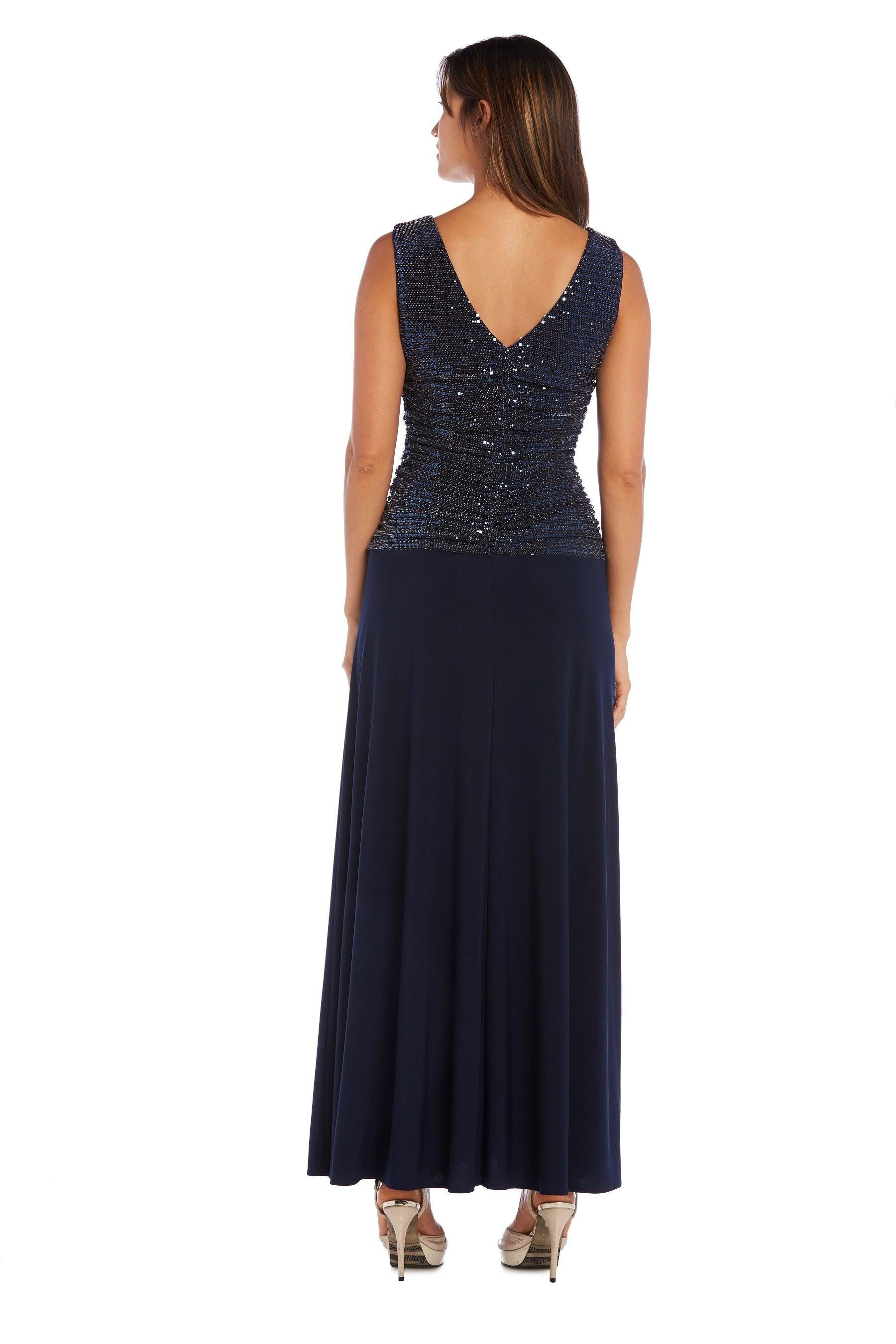 R&M Richards 9159P Long Formal Petite Dress