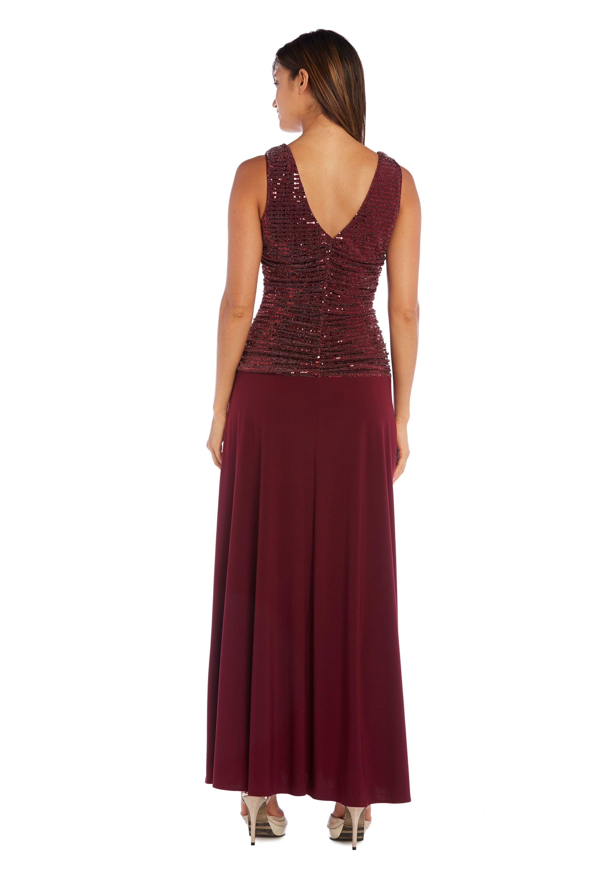 R&M Richards 9159P Long Formal Petite Dress