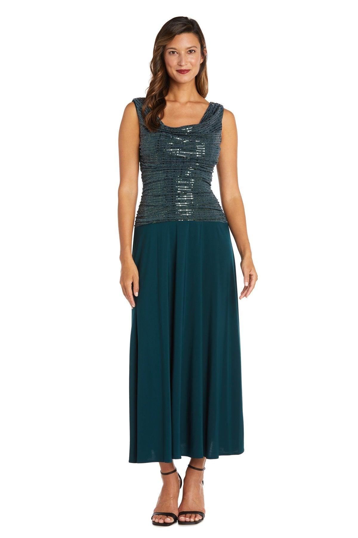 R&M Richards 9159P Long Formal Petite Dress