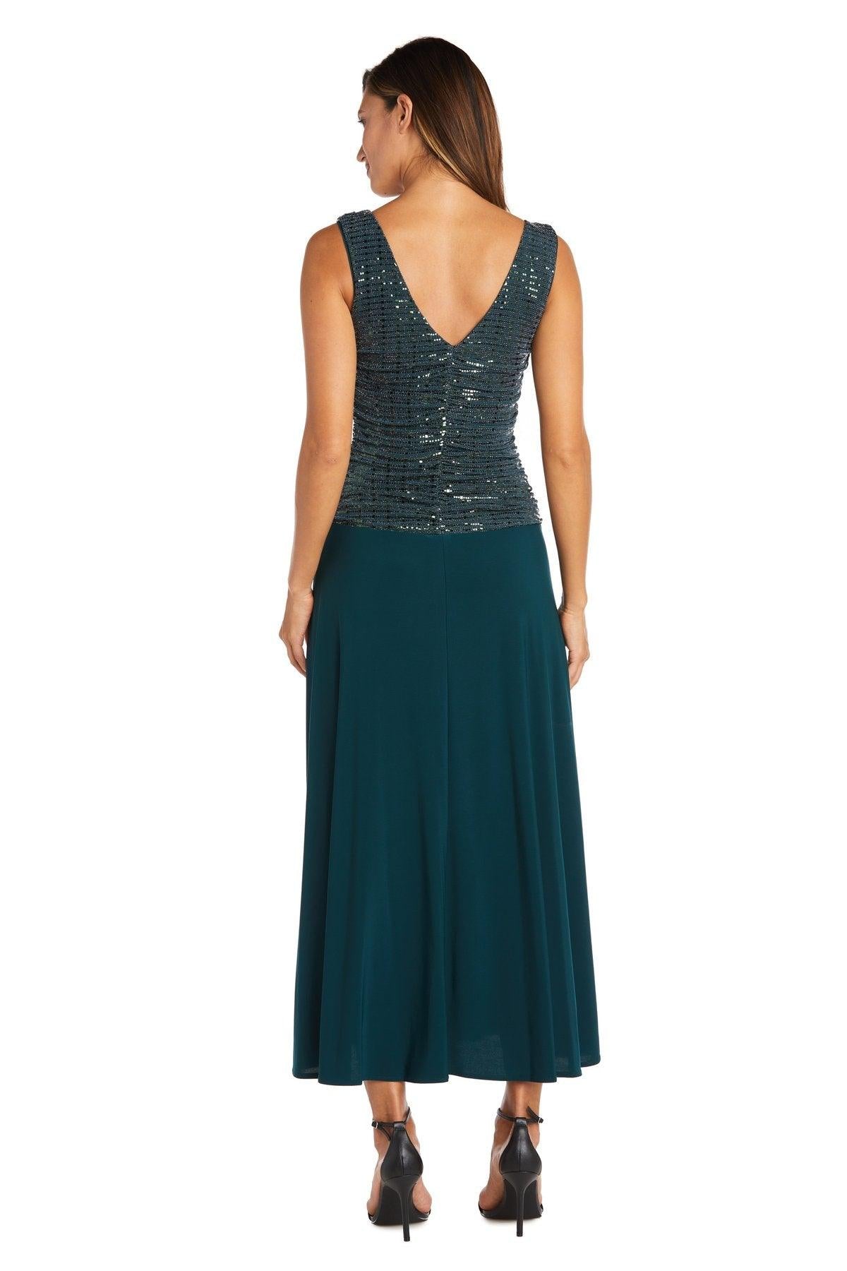 R&M Richards 9159P Long Formal Petite Dress