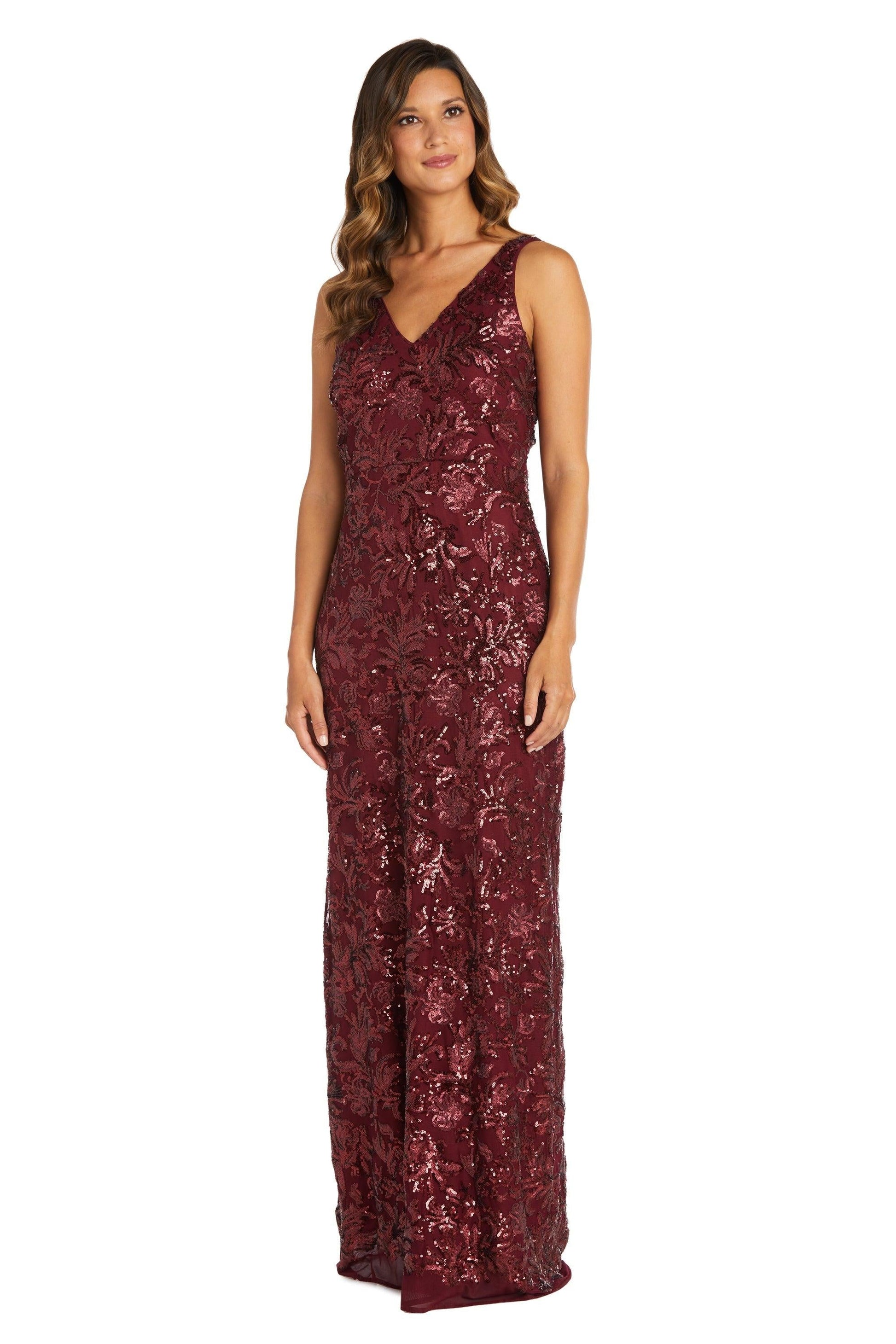 R&M Richards Long Formal Petite Dress Sale - The Dress Outlet
