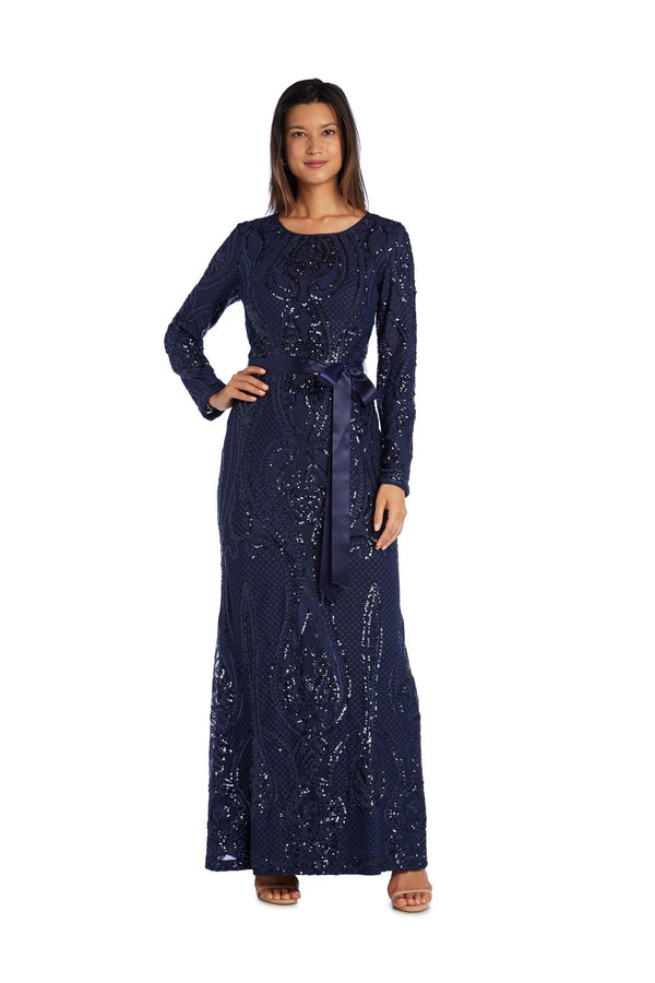 Long Formal Dress Petite Evening R&M Richards 5726P