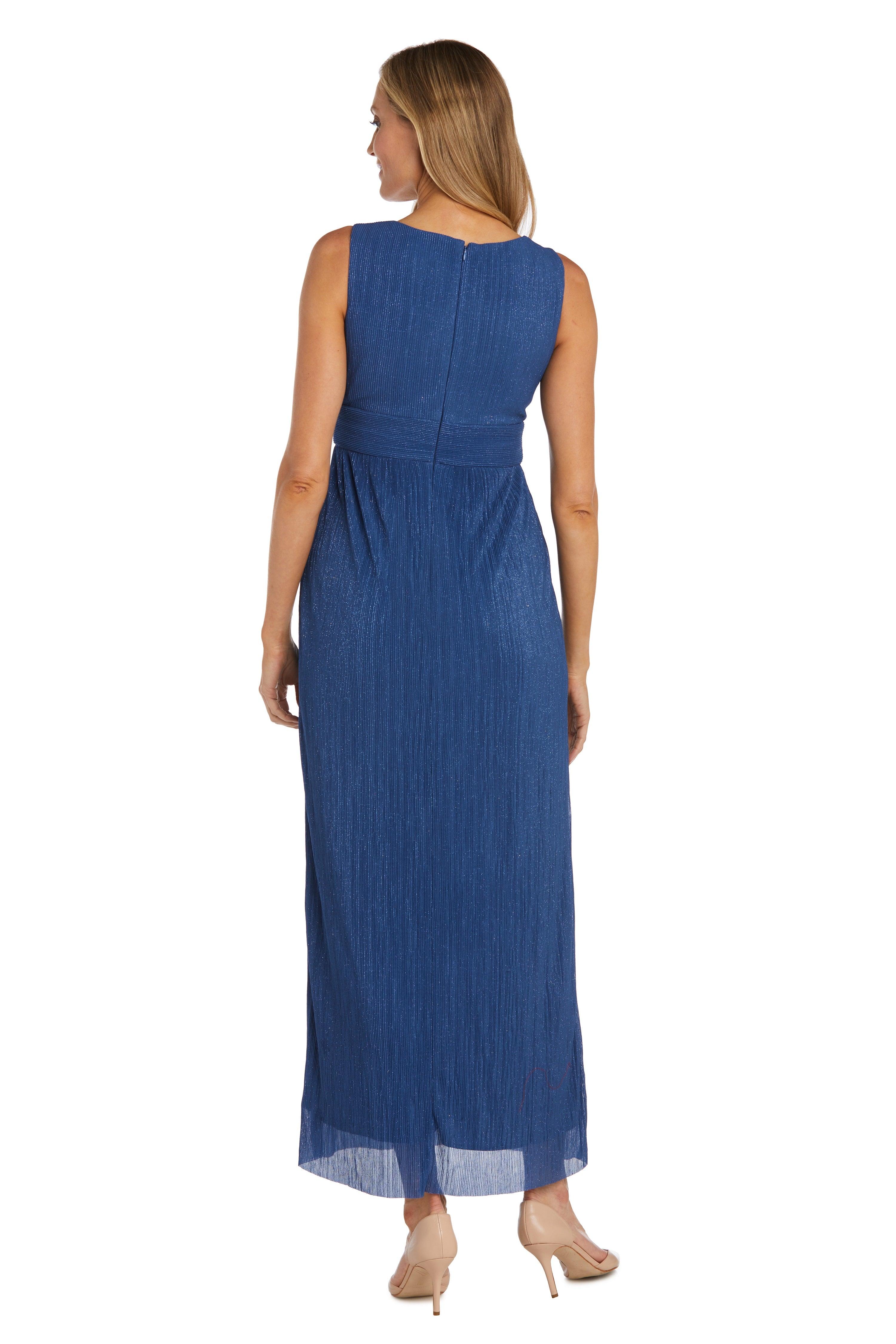 R&M Richards Long Formal Petite Jacket Dress 2475P - The Dress Outlet