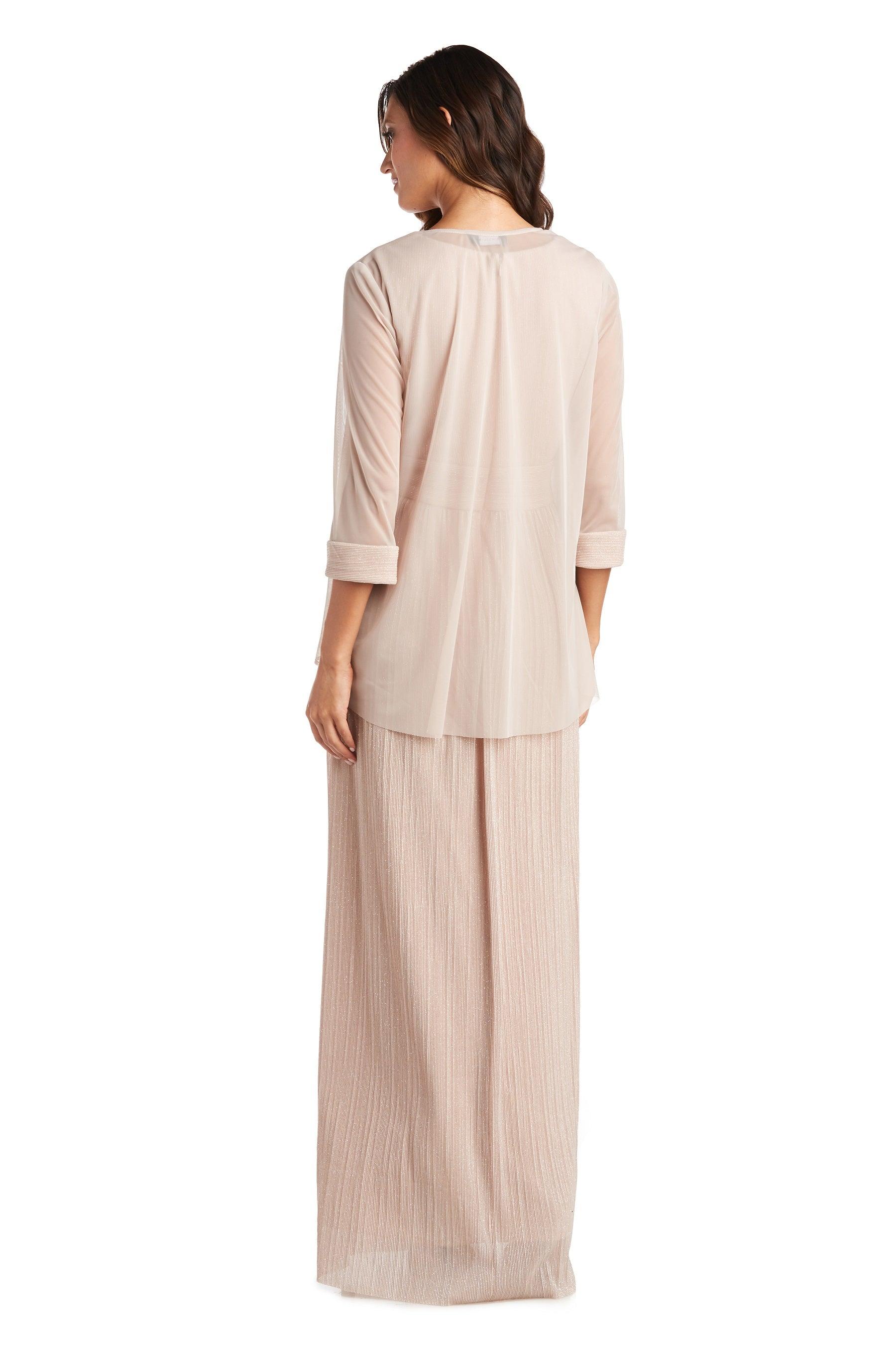 R&M Richards Long Formal Petite Jacket Dress 2475P - The Dress Outlet