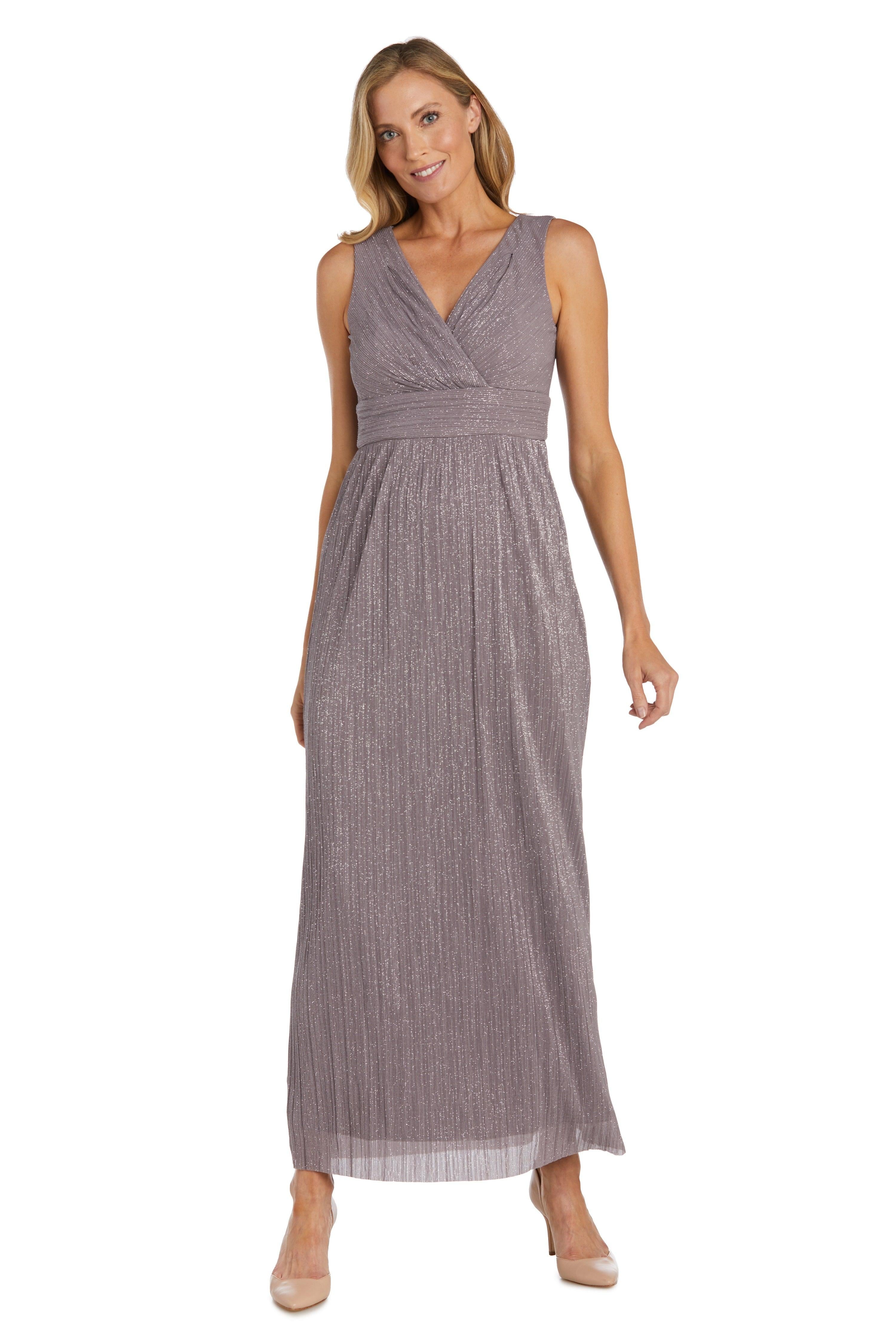 R&M Richards Long Formal Petite Jacket Dress 2475P - The Dress Outlet