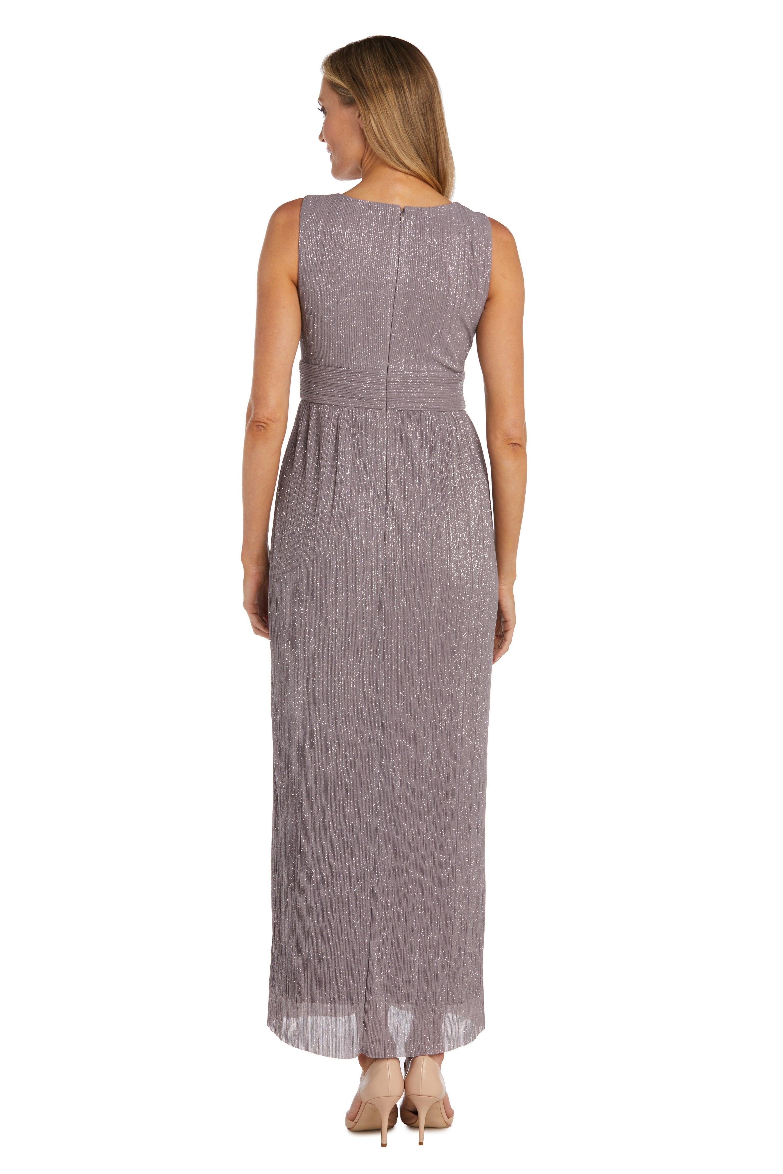 R&M Richards Long Formal Petite Jacket Dress 2475P - The Dress Outlet